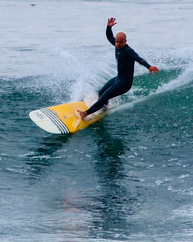 Hexagonal surf grip