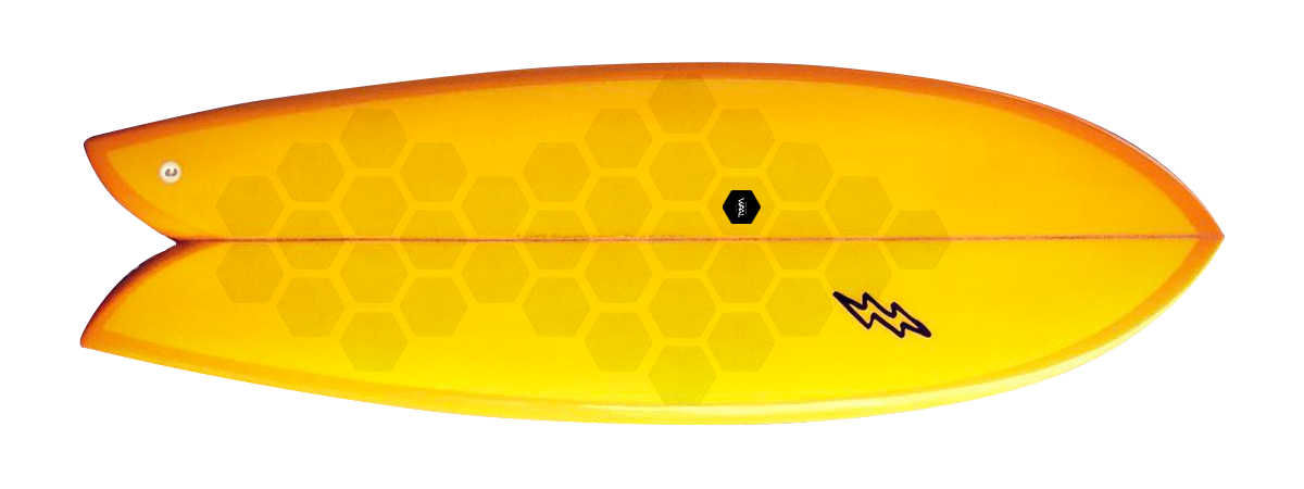 surfboard with alternative to surf wax